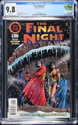 Final Night #1 CGC 9.8 WP NM/M DC Comics 1996 Superman Wonder Woman Batman  