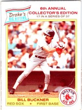 1986 Drake's Big Hitters #17 Bill Buckner