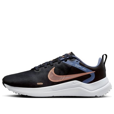 (WMNS) Nike Downshifter 12 'Black Diffuse Blue Bronze'