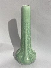 VTG Geranium Leaf Green Haeger Vase Early 20th Century Decor Art Deco Patterned