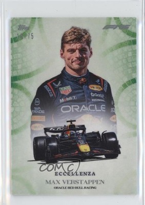 2025 Topps Eccellenza Formula 1 Centurione Green 10/75 Max Verstappen 1e41