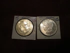 TWO (2) MORGAN SILVER DOLLARS (1) 1889 P & (1) 1900 P NEAR UNC.CONDITION