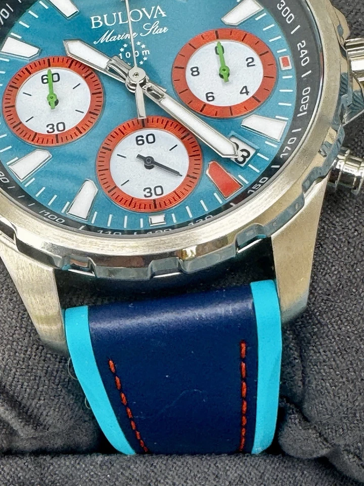 Bulova E1 Team Miami Men's Electric Boat Racing Marine Star B 96B460 - Image 2 of 4