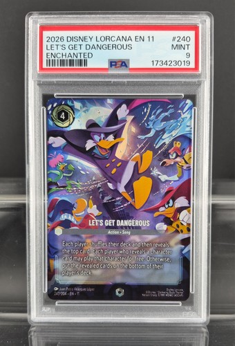 Let's Get Dangerous graded PSA 9 for sale on eBay