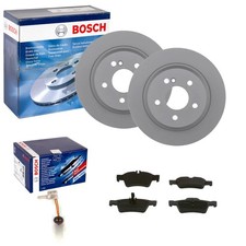 BOSCH BREMSSCHEIBEN + BEL&Auml;GE HINTEN passend f&uuml;r MERCEDES E-KLASSE W212  CLS W218