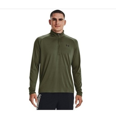 Under Armour UA Tech 2.0 1/2 Zip 3XLT Green NWT Long Sleeve Pullover 1328495