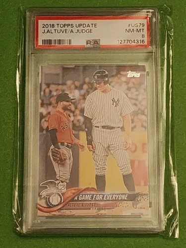 2018 Topps Update Series - Aaron Judge, Jose Altuve #US79 PSA 8