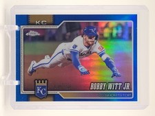 BOBBY WITT JR. 2026 TOPPS CHROME BASEBALL BLUE REFRACTOR /150 #12 ROYALS Q7851