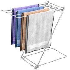 Kitchen Towel Holder Stand, 4-Arm Dish Towel Holder Countertop Hand Towel Small