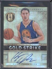 Klay Thompson 2012-13 Panini Gold Standard 35 Gold Strike RC Auto /199