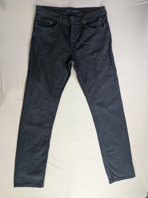 Mott & Bow Slim Fit Jeans Stretch Denim 33x32 Mens Black Cotton Pants