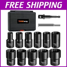 1/2" Drive Bolt & Nut Extractor Kit