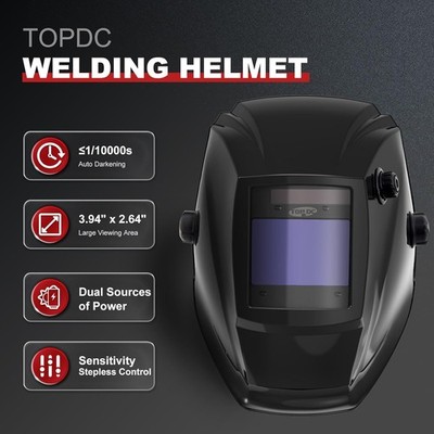 Large View Auto Darkening Welding Helmet True Color Weld Mask Hood ARC TIG MIG