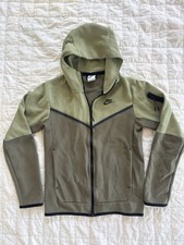 Nike Sportswear Tech Fleece Full Zip Hoodie Alligator Olive CU4489-334 Adult XS