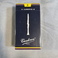 Vandoren Traditional Bb Clarinet Reeds Strength 3 Box of 10 NEW
