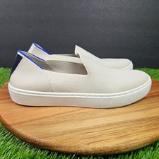 Rothy's  The Original Slip On Sneaker Womens Size 6 Beige Shoes Loafers