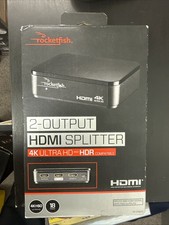 Rocketfish 2-Output HDMI Splitter RF-1603 wit...