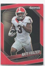 2025 Prizm Black NIL Nate Frazier Red /299