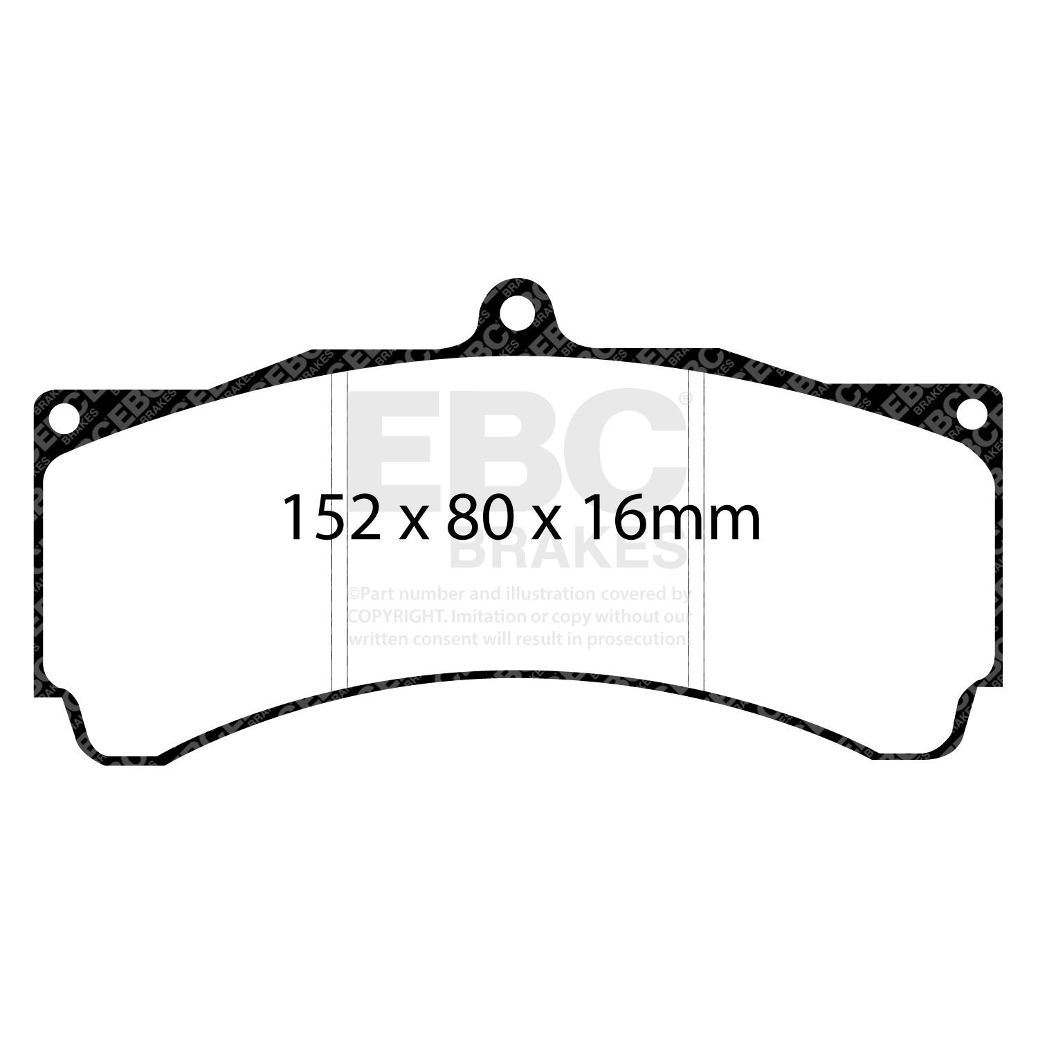 EBC DP5032NDX BRAKE PAD SET DISC BRAKE