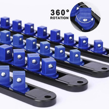 1pc Socket Organizer Rail 360 Swivel Clip Holder 14 38 12 Tool - New 1pc Socket Organizer Rail 360 Swivel Clip Holder 14 38 12 Tool - New