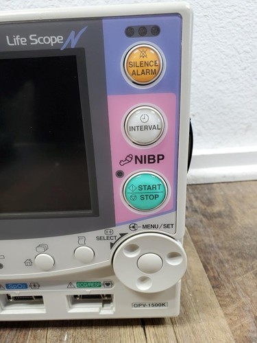 P80 ♻ Nihon Kohden Lifescope OPV-1500K Patientenmonitor ♻ - Bild 4 von 11