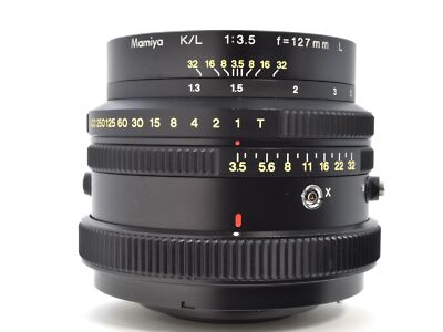 レンズ(単焦点) Mamiya K/L 127mm F3.5 L ☆美品☆マミヤ Mamiya KL 127mm F3.5 L 中判レンズ☆ LL220#6487