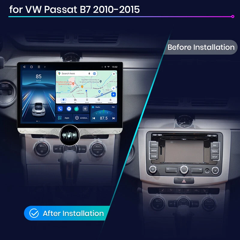 11.5'' Für VW Passat B7 2010-15 Carplay Android 13 Autoradio Navi Auto 6G+128GB  - Bild 2 von 4