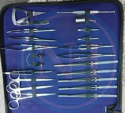 Excellent Quality Ophthalmic Vitreo- Retinal Surgery Set 23G Stainless Steel - Picture 7 of 7