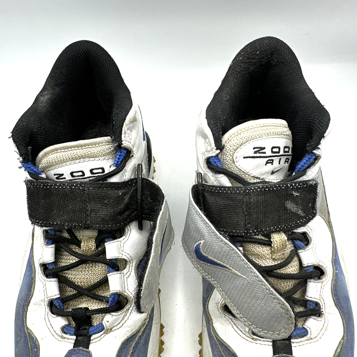 Nike Air Zoom Turf Barry Sanders Blue White 315099-141 Rare 2006 Men\'s Size 10 Nike Air Zoom Turf Barry Sanders Blue White | Mercari main image 4