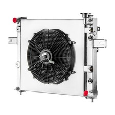 3 Row Aluminum Radiator Shroud Fan Fit 1999-00 Jeep Grand Cherokee 4.7l V8.