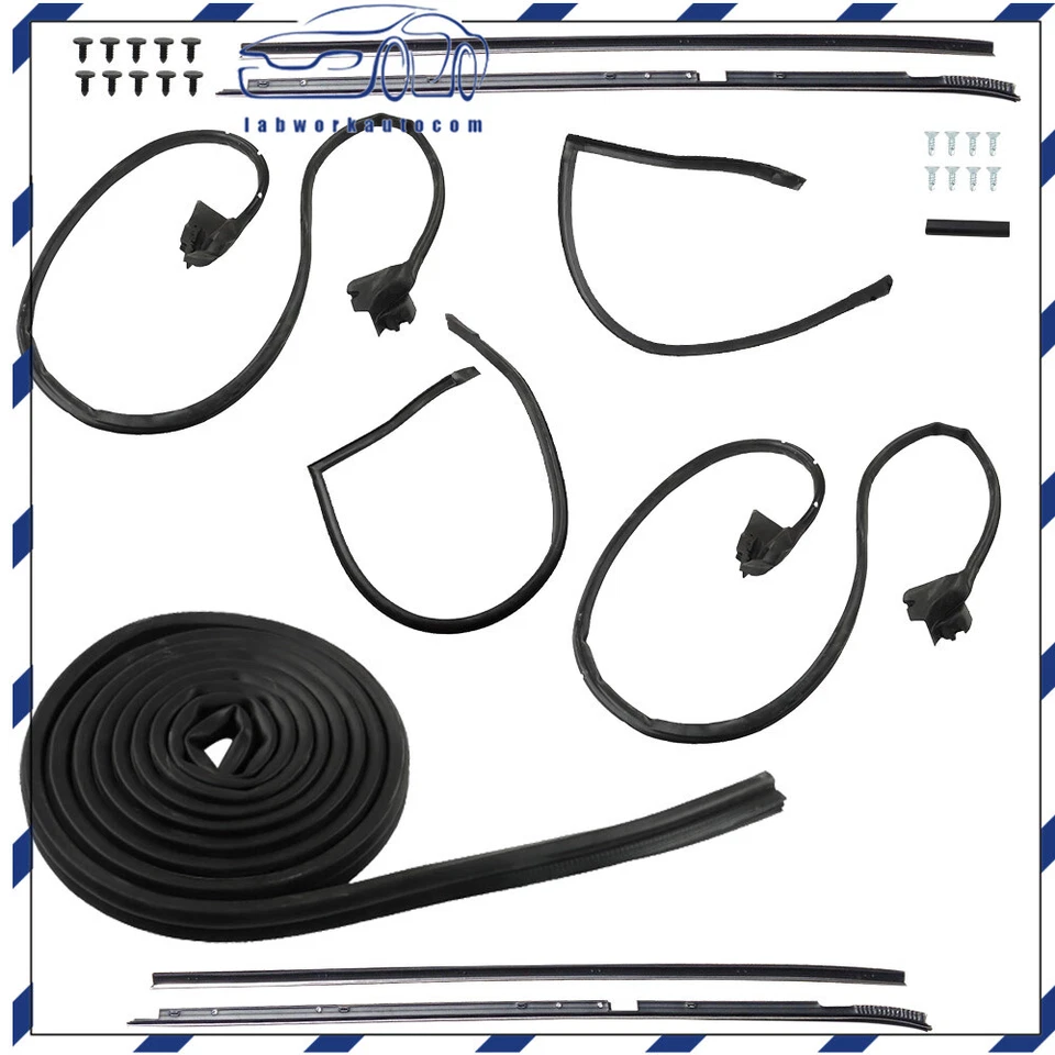 For Oldsmobile Cutlass Supreme Buick Regal 1981-1988 Weatherstripping Seals Kit Foto 3 de 4