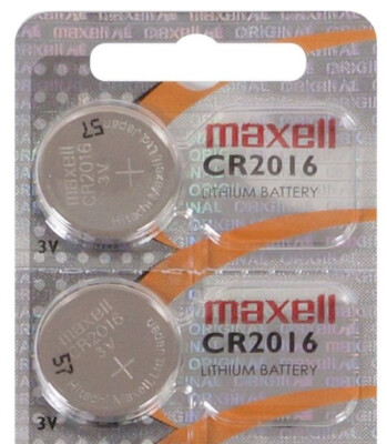 2 x Maxell CR2016 / CR 2016 Lithium 3 Volt Knopfzelle Blister Batterie Led-Kerze