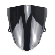 Black Windshield Windscreen Deflector For Kawasaki Ninja ZX6R ZX636 2009-2023