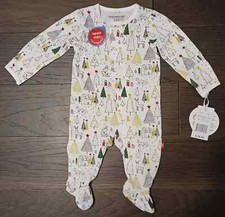 Size Newborn So Silent Night Holiday Modal Footie Magnetic Me Christmas New