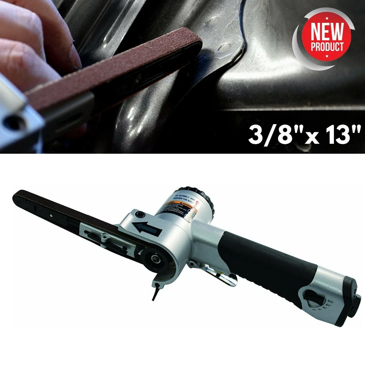 Mini Air Belt Sander Variable Speed Non Slip Handle Grinder Spot