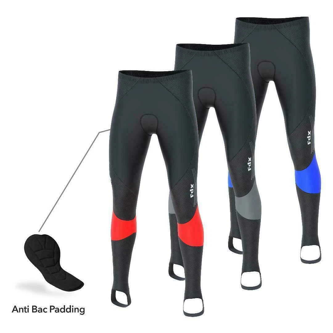 Men's Cycling Tights Thermodream Padded Long Pants Windproof Bike Leggings  uk