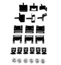 1962 1963 1964 Chevy Impala Rear Window Lower Trim Clips Molding Roof Reveal