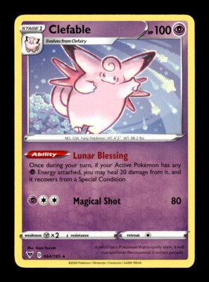 Pokemon Vivid Voltage CLEFABLE 064/185 | eBay