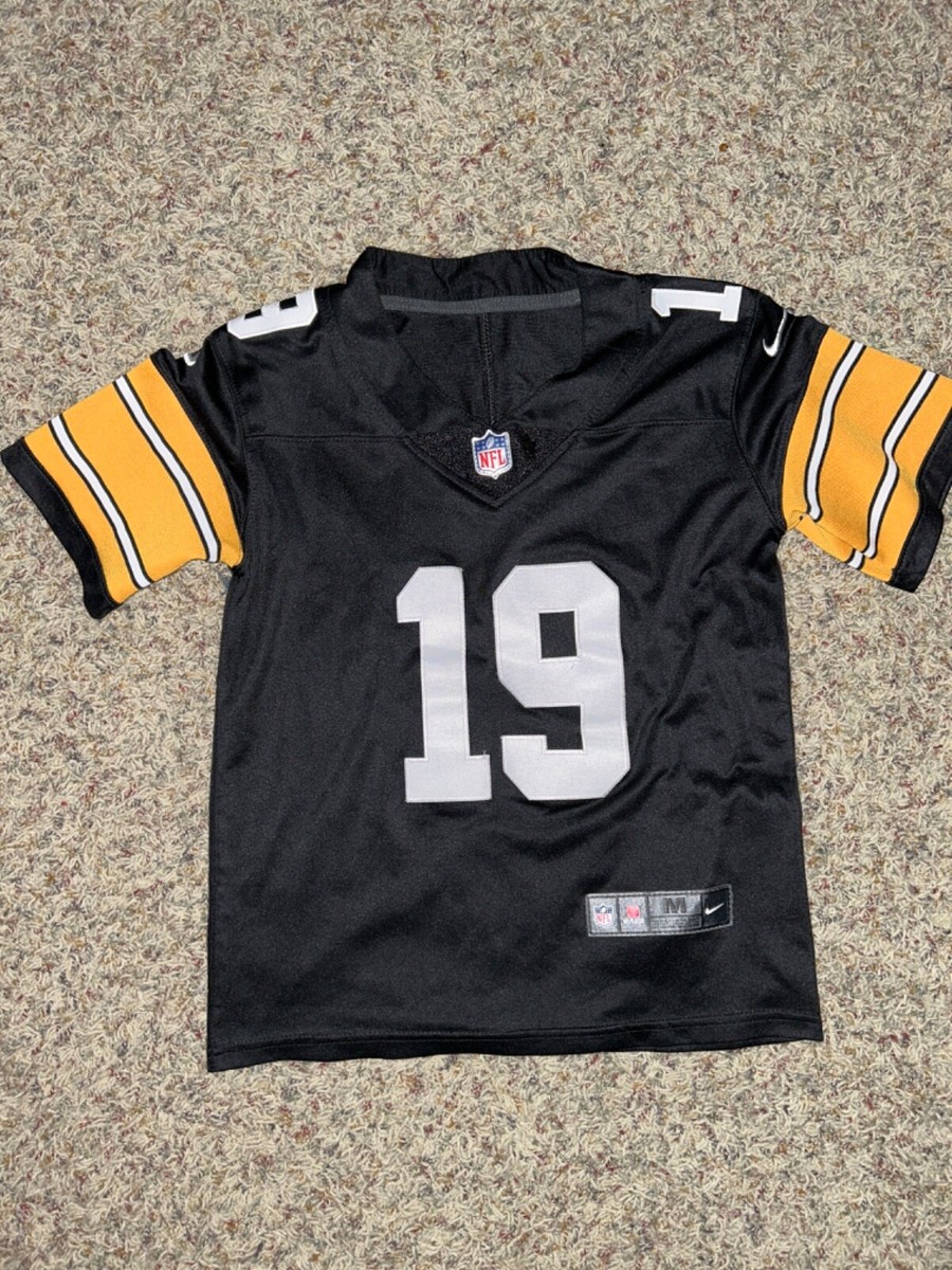 Nike NFL On Field JuJu Smith-Schuster 19 Steelers jersey Youth