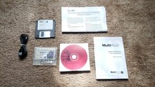 MultiTech MultiMobile MT5634ZLX Modem, Driver Disk, Manual/Guide, PhoneTools CD
