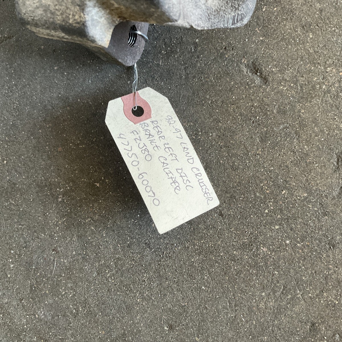 92-97 Toyota Land Cruiser FZJ80 Rear Left Disc Brake Caliper 47750