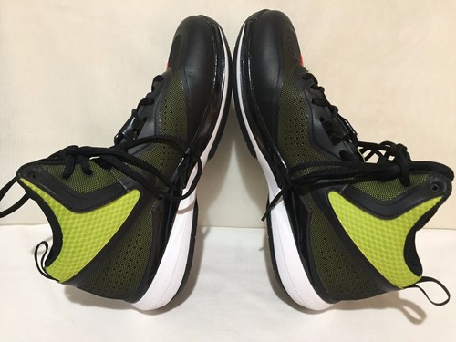 ADIDAS TITLE RUN MENS S84203 BLACK LACE UP BASKETBALL SHOES SNEAKER SZ 9 - Picture 4 of 10