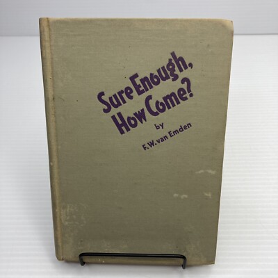 Sure Enough How Come F. W. van Emden 1944 Fun Poetry Writings Illustrated Texana