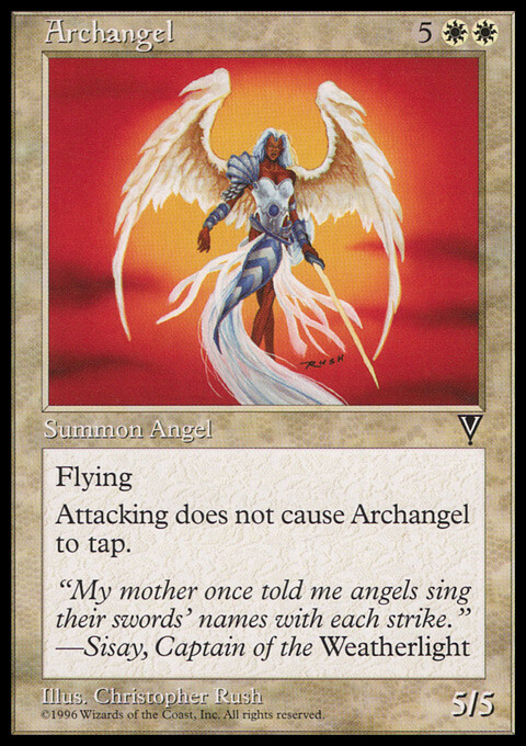 MTG Magic the Gathering Archangel (1/167) Visions LP