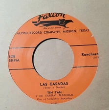 TIN TAN Y EL CONJUNTO ACAPULCO - LAS CASADAS - LA MULA - NEW FALCON 1328 USARARE
