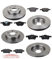 Volvo S40 II + V50 Set Bremsscheiben Bremsbeläge Klötze vorne hinten komplet 