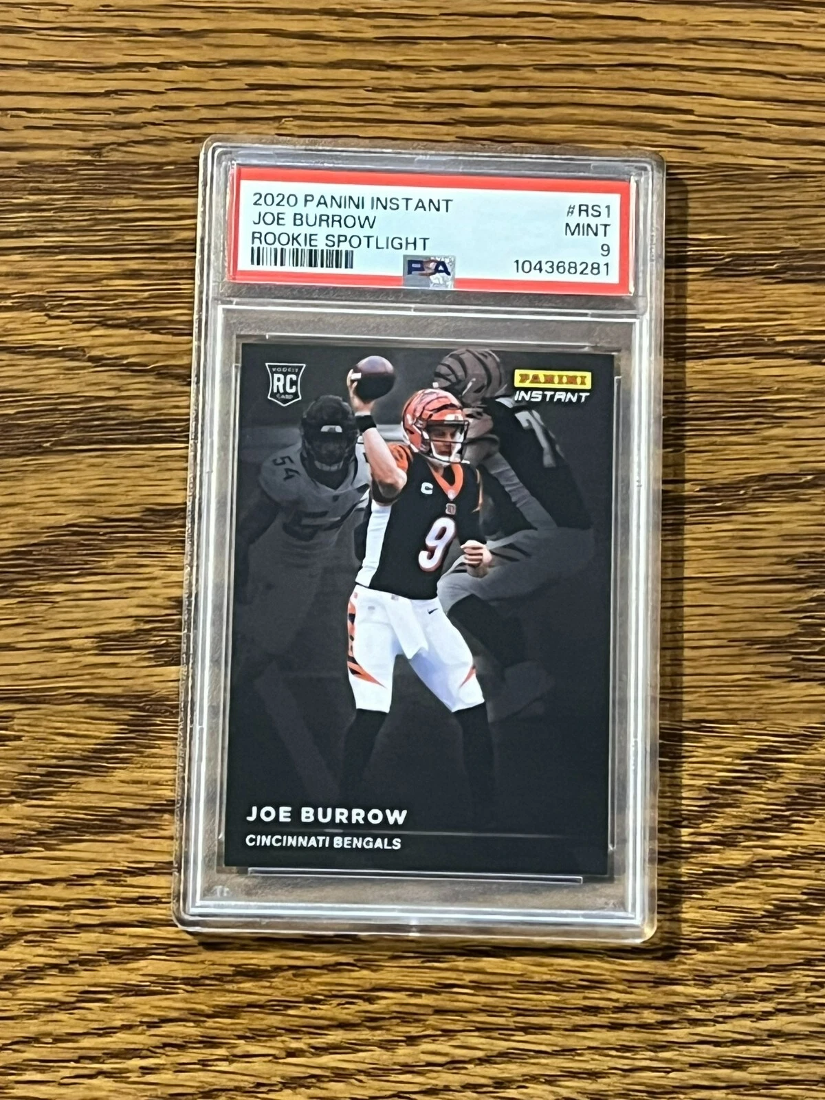 Joe Burrow Panini Instant Rookie Spotlight #RS1 Base