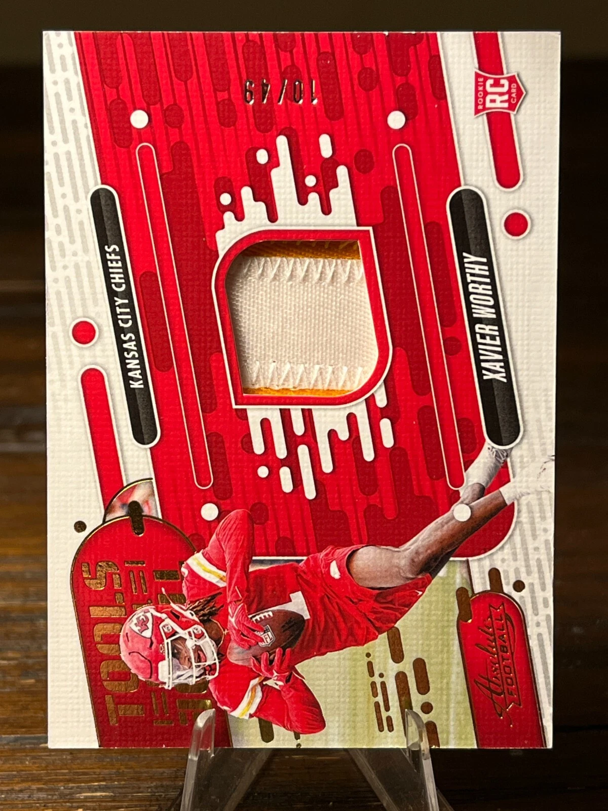 Xavier Worthy Panini Absolute Tools of the Trade Relic #TOTXWY Base