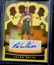 2020 Panini Gold Crown Royale Jalen Smith RC Auto 5/10