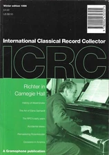 International Classical Record Collector [ICRC] Number 7 Winter 1996